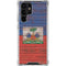 Haiti Flag Dark Wood Galaxy S23 Ultra Clear Case